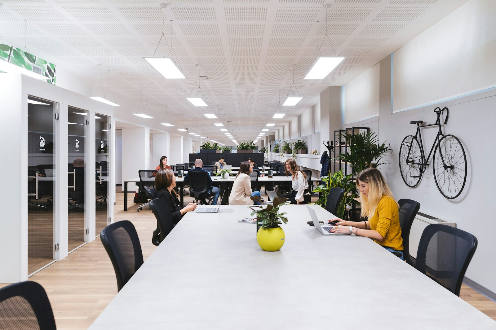 Members working at Dada Hub